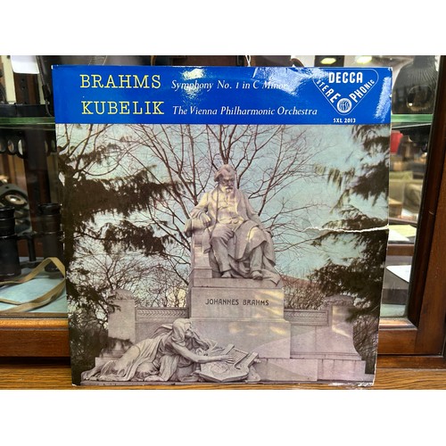 158 - Eleven assorted Johannes Brahms compositions on 12