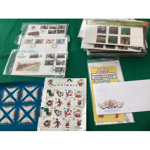 340 - Approximately 50 Royal Mail special edition stamp presentation packs each containing anything from t... 