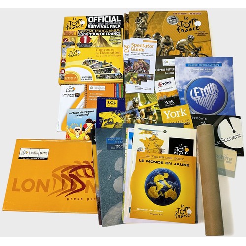 605 - A large collection of Le Tour de France licensed memorabilia and ephemera with particular interest i... 