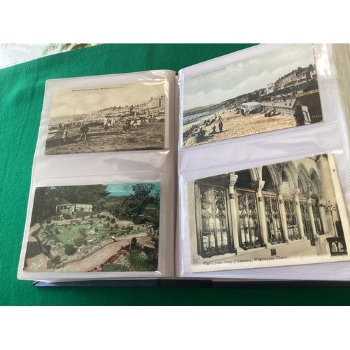 344 - An album of 160 Isle of Wight cards – printed and real photographic. Various publishers. Mixed condi... 