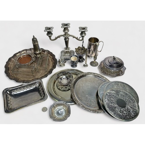 76 - A collection of cased silver-plated and metal cutlery, to include, a twenty-eight piece canteen of c... 