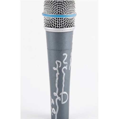 362 - A signed concert-used Shure Beta 57A microphone, signed to the side in silver ink ‘Love, Noel Gallag... 