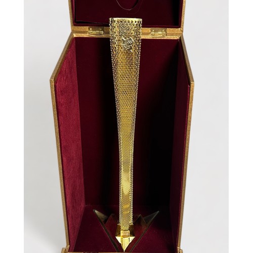 614 - A London 2012 Olympic Torch Replica (Silver Emblem), a 1:2 scale replica of the original London 2012... 