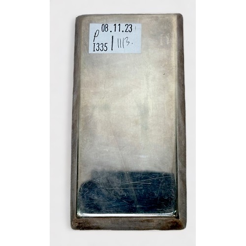 80 - A 1000g solid PLATA FINA 999 silver bar, stamped 'Sociedad Espanola de Metales Preciosos S.A