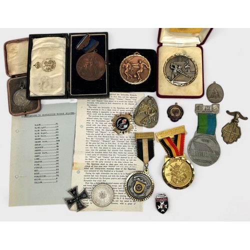 429 - Mixed medal lot comprising: Khedive’s Star 1882, 2x WW1 1914-15 Stars, 1x Victory Medal, 10x WW2 med... 