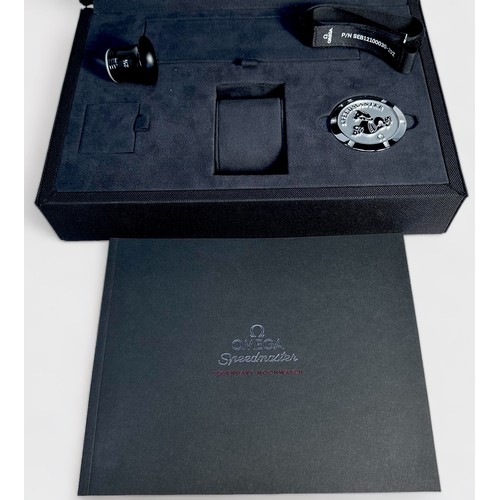 133 - An Omega Speedmaster ‘Big Box’, set, comprising fitted and compartmented box, with logo to top and r... 