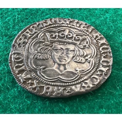 310 - A silver Henry VI groat, Annulet issue (1422-1430). London mint. Flan and legends sharp to the touch... 