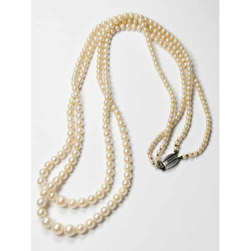 Mikimoto 24 inch hot sale pearl necklace