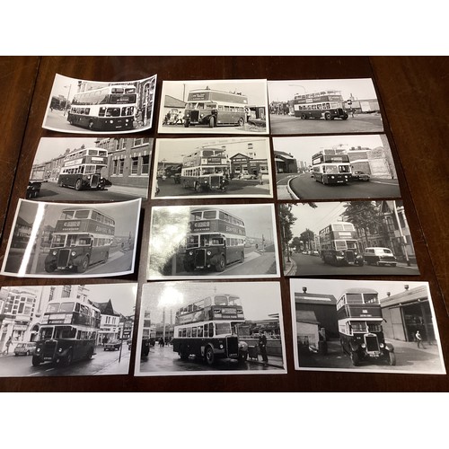 303 - 28 boxes containing hundreds of photos of buses around the UK, many of which are of the Portsmouth a... 