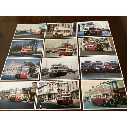 303 - 28 boxes containing hundreds of photos of buses around the UK, many of which are of the Portsmouth a... 