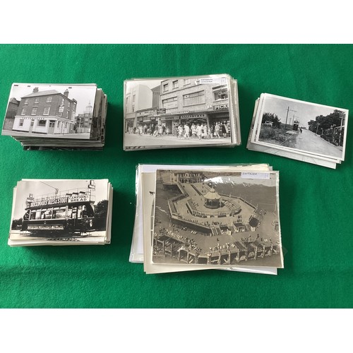 304 - Approximately 200 postcards from the archive of negatives by Southsea photographer JA Hewes (see 2nd... 