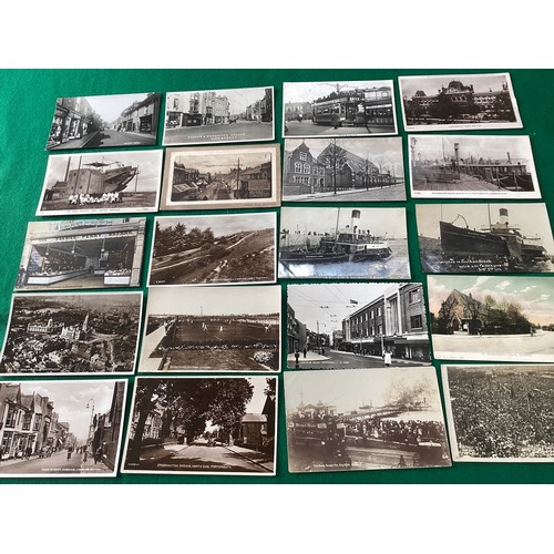 305 - A collection of approximately 1,200 Portsmouth and Southsea standard-size postcards, including a few... 