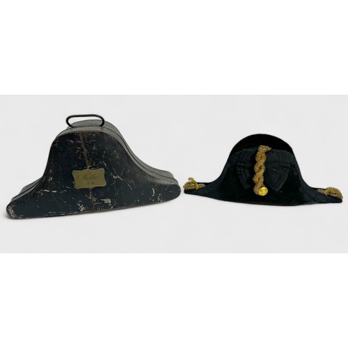 439 - A late 19th/early 20th Century Royal Naval Officer's Cocked Hat, by S.R. Gould & Sons, Naval Outfitt... 