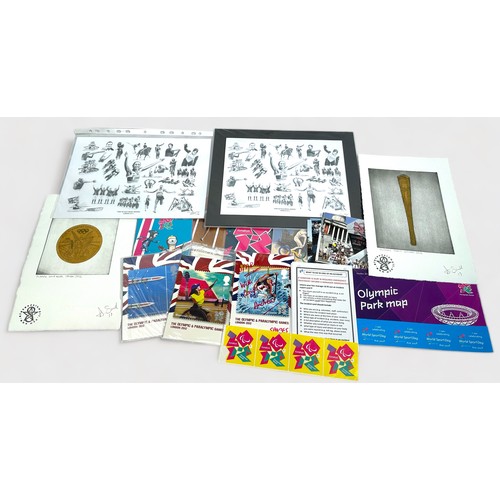 682 - A large collection of assorted London 2012 Olympic Games ephemera, comprising, a collection of sixty... 