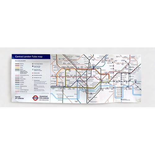 683 - A collection of various London Underground Car Line Diagrams / Maps, unused adhesives, produced by T... 