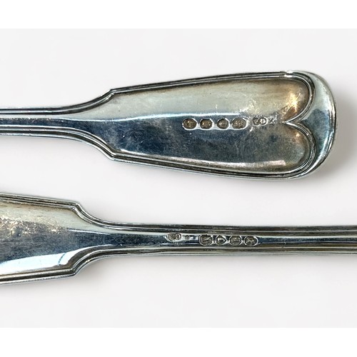 91 - A pair of Victorian sliver fish servers by Chawner & Co. With pierced and foliate declaration, hallm... 