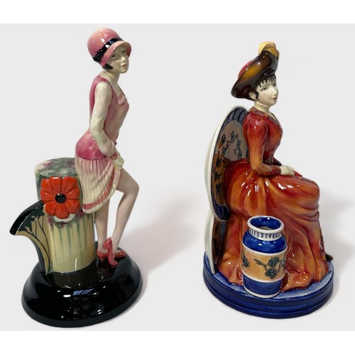 21 - Two Limited Edition 'Kevin Francis/ Peggy Davis' Porcelain figures, comprising 'Clarice Cliff Centen... 