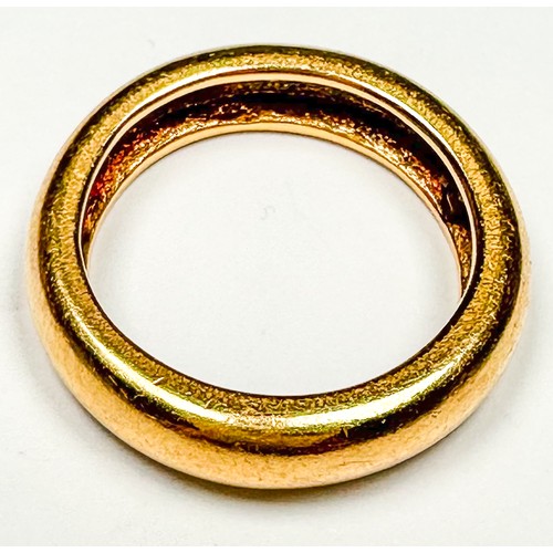 224 - A 22ct Gold Wedding Band, 4.5mm wide, 9.56g,