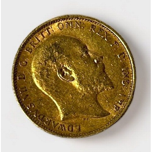 279 - An Edward VII gold Sovereign, 1904, Sydney mint mark, 8.00g