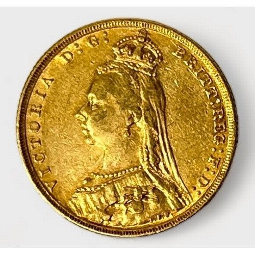 282 - A Victoria Gold Sovereign, 1891, Melbourne mint mark, 7.97g