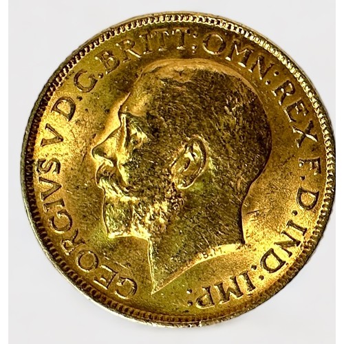 289 - A George V Gold Sovereign, 1913, 8.00g