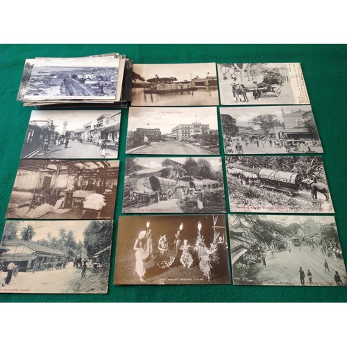 330 - A decent selection of approximately 153 standard-size postcards of India, Ceylon (Sri Lanka) and Bur... 