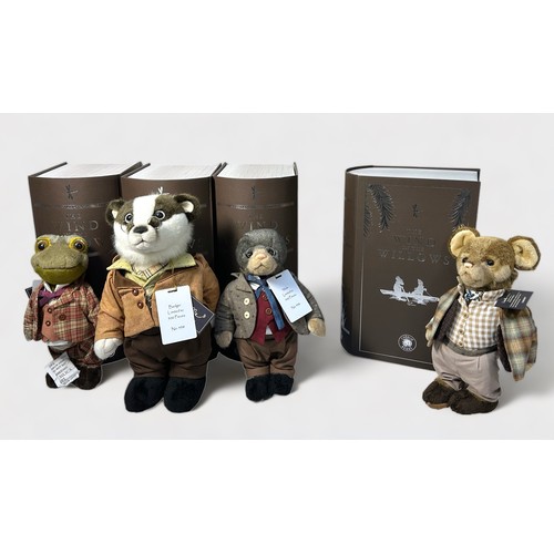 528 - A complete set of four Charlie Bears: The Wind in the Willows teddy bears, Isabelle Collection 2020,... 