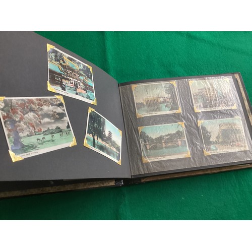 325 - An album containing approximately 82 small colour photos of Japan (about half the size of a standard... 