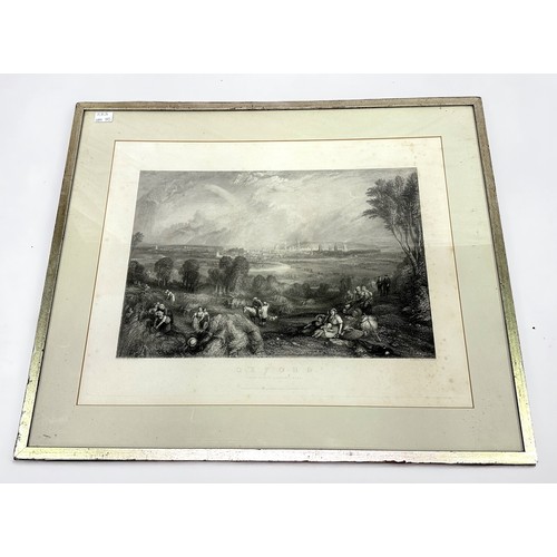 627 - Edward Goodall (1795 - 1870). After J.M.W. Turner RA, English Romantic (1775 - 1851), ‘Oxford from N... 