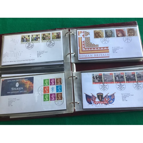 327 - Approximately 530 Post Office first day covers in albums and a few loose stamps. Very good condition... 