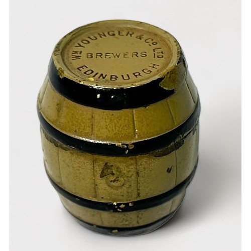 352 - A Novelty Tape Measure modelled as a coopered barrel for William Younger and Company Limited Brewers... 