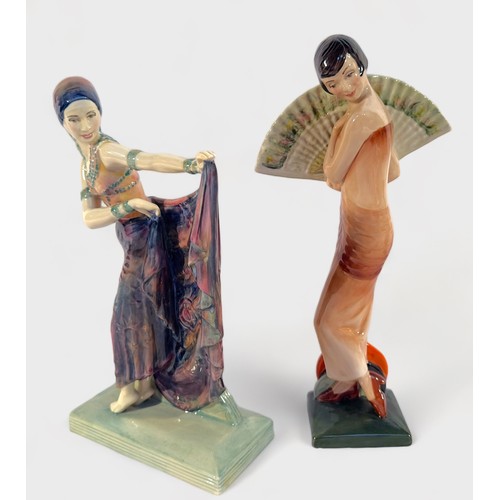 10 - Four assorted Kevin Francis pottery figures including ‘Persian Dancer’, limited edition 314/500, mod... 