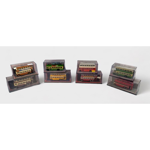 384 - A collection of twenty assorted boxed Corgi Original Omnibus 1/76 scale die-cast model buses and tro... 