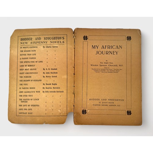 481 - Winston S. Churchill: 'My African Journey', C.1909-1910, first English 'Cheap' illustrated paperback... 