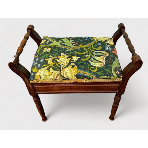 593 - A Victorian button-back armchair, green velvet deep-button upholstery, raised on turned walnut front... 