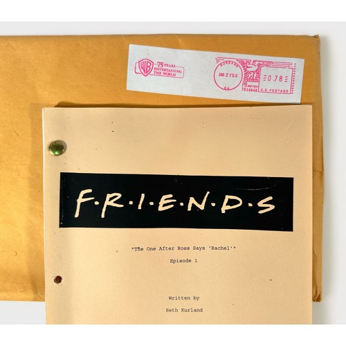 326 - Two scripts for the sitcom Friends comprising ‘The One With Ross’s Wedding - Part II’, Season 4 Epis... 