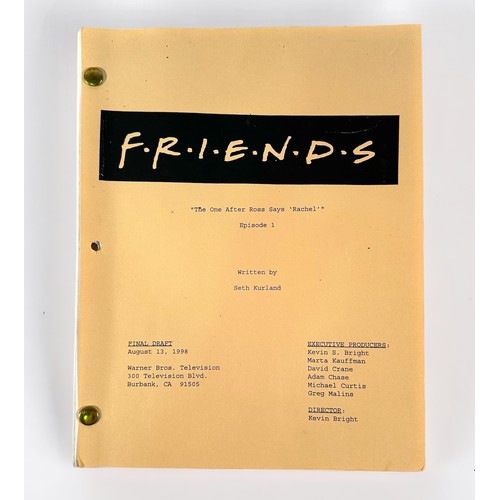 326 - Two scripts for the sitcom Friends comprising ‘The One With Ross’s Wedding - Part II’, Season 4 Epis... 