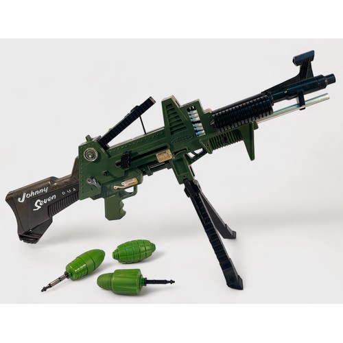 413 - A Topper Toys Johnny Seven One Man Army (O.M.A.) child's play gun with 7 guns in one, including anti... 