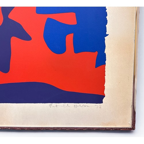 549 - Patrick Heron (British, 1920-1999) ‘January 1973 : 16’, signed and dated ‘73’ in pencil, artists pro... 