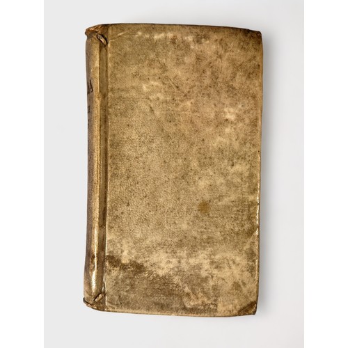 483 - BIBLIAE SACRAE, TOMUS III (Volume III) published Venetiis, Nicolaum Pezzana, 1714, 32mo, wrapped boa... 