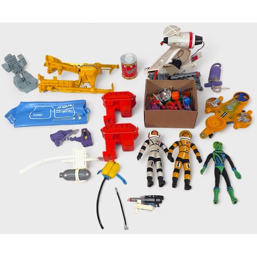 468 - A collection of assorted unboxed Major Matt Mason figures and accessories by Mattel including astron... 