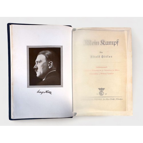 485 - Mein Kampf, The German language Jubilee edition for the 50th birthday of Adolf Hitler, Zentralverlag... 