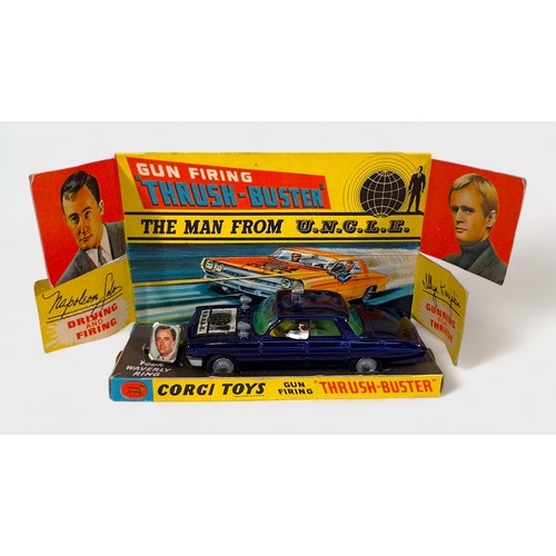 456 - A boxed Corgi Toys ‘497’ The Man From U.N.C.L.E. Gun Firing Thrush-Buster, including card display st... 