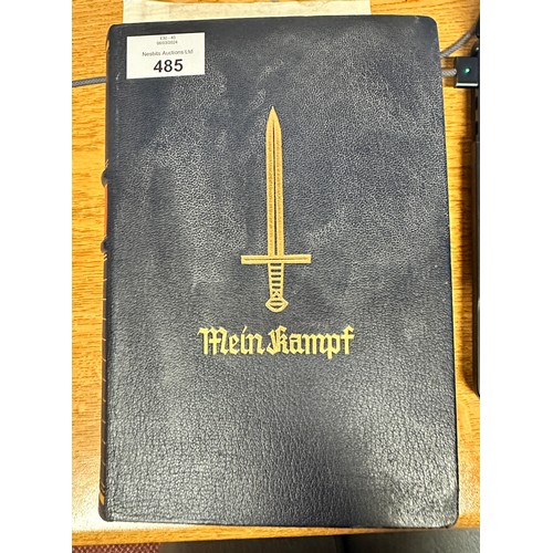 485 - Mein Kampf, The German language Jubilee edition for the 50th birthday of Adolf Hitler, Zentralverlag... 