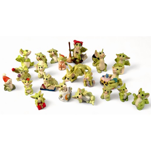 2 - A collection twenty-one of Real Musgrave The Whimsical World Of Pocket Dragon figures, including ‘Wh... 