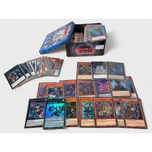 445 - A good collection of Konami Yu-Gi-Oh! TCG 1st Edition games cards, comprising 230 secret and super r... 