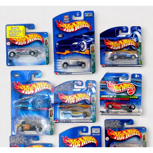 450 - Hotwheels 2000s Treasure Hunts, a collection of factory sealed Hotwheels T-Hunt models by Mattel (10... 