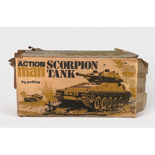 452 - A boxed Palitoy vintage Action Man Scorpion Tank, no. 34710, box damaged