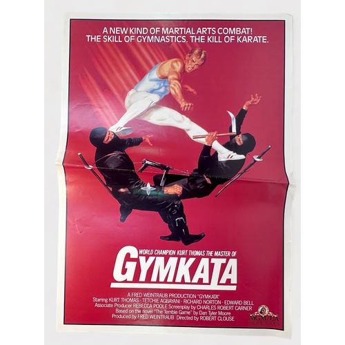 340 - Twenty-one assorted Action and Adventure film posters for UK and German audiences, many for 1980s ho... 