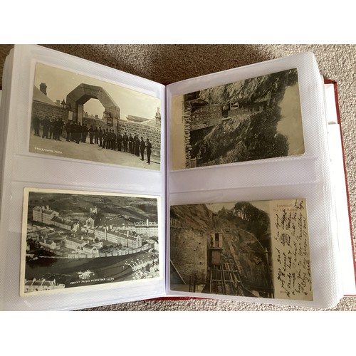 301 - An album containing around 200 standard size postcards of Devon and Cornwall – most are pre-1940 but... 